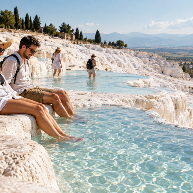 Excursión de Día a Pamukkale desde Estambul con Vuelo